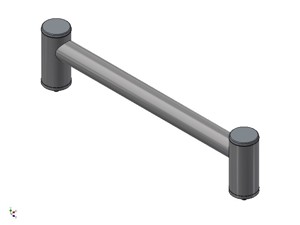 Handgreep RVS L= 350 mm